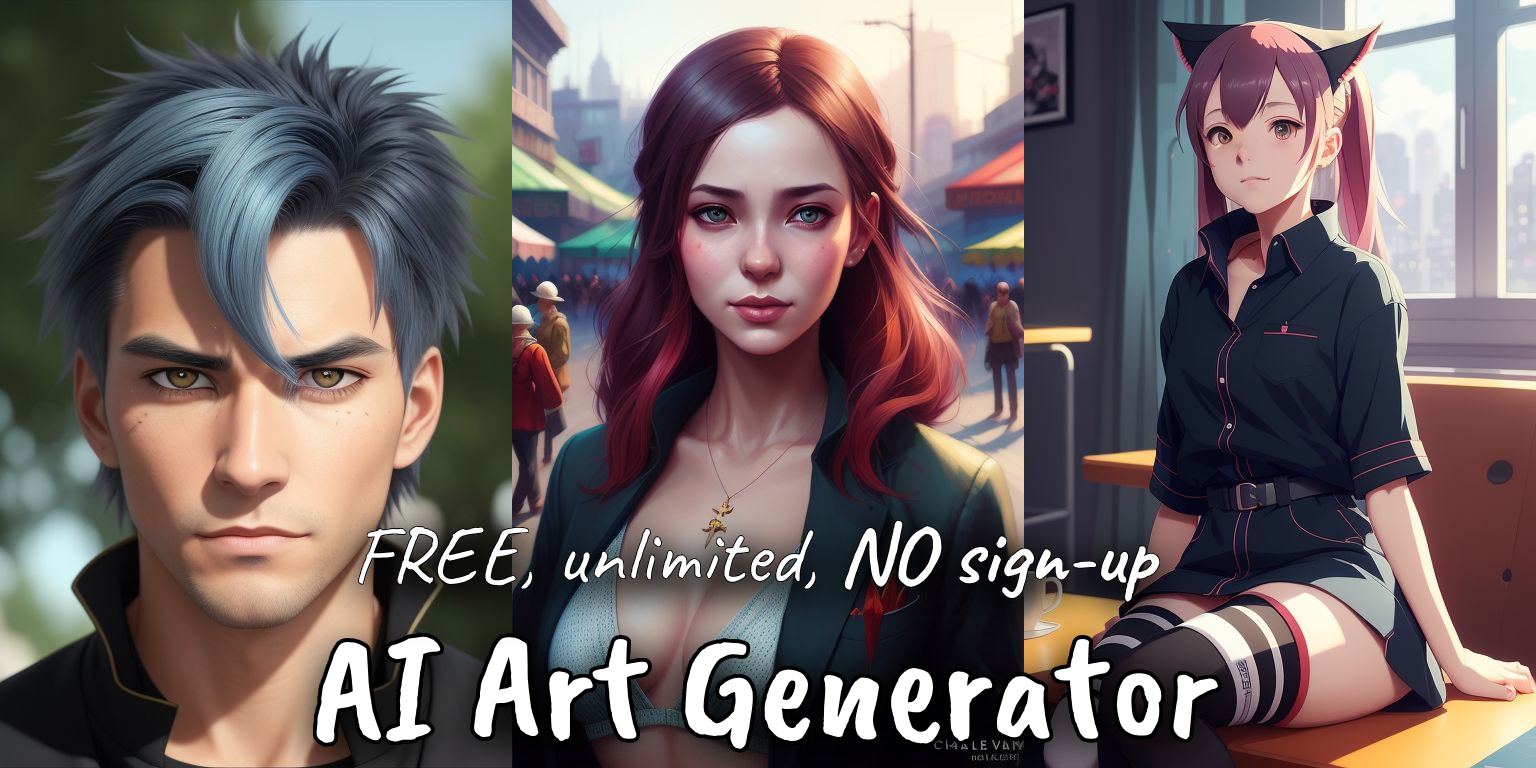 Free AI Art Generator, no sign-up, no login, unlimited